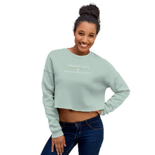 Load image into Gallery viewer, Crop Christmas Lights and Reproductive Rights Sweatshirt