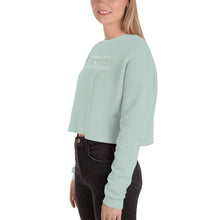 Load image into Gallery viewer, Xmas lights and Repro Rights! Crop Sweatshirt
