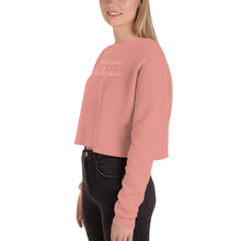 Load image into Gallery viewer, Xmas lights and Repro Rights! Crop Sweatshirt