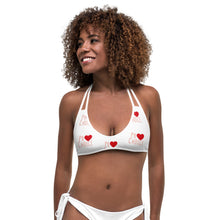 Load image into Gallery viewer, Pro Choice mini logo string tie Bikini Top