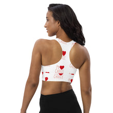 Load image into Gallery viewer, Pro Choice mini logo Crop Top /Longline sports bra
