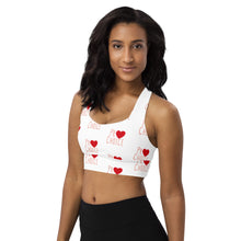 Load image into Gallery viewer, Pro Choice mini logo Crop Top /Longline sports bra