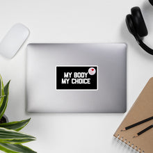 Load image into Gallery viewer, MY BODY MY CHOICE Bubble-free stickers - ProChoice With Heart