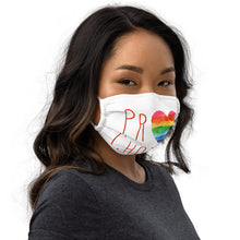 Load image into Gallery viewer, Pro Choice Pride Premium face mask - ProChoice With Heart
