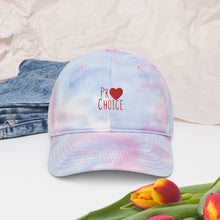 Load image into Gallery viewer, Classic Logo Pro Choice Tie dye hat - ProChoice With Heart
