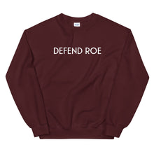 Load image into Gallery viewer, DEFEND ROE V WADE Crew Neck Sweatshirt - ProChoice With Heart