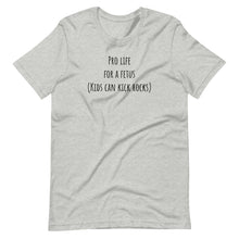 Load image into Gallery viewer, "Pro Life" Fetus Short-Sleeve Unisex T-Shirt - ProChoice With Heart