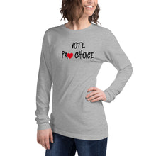 Load image into Gallery viewer, VOTE Unisex Long Sleeve Tee
