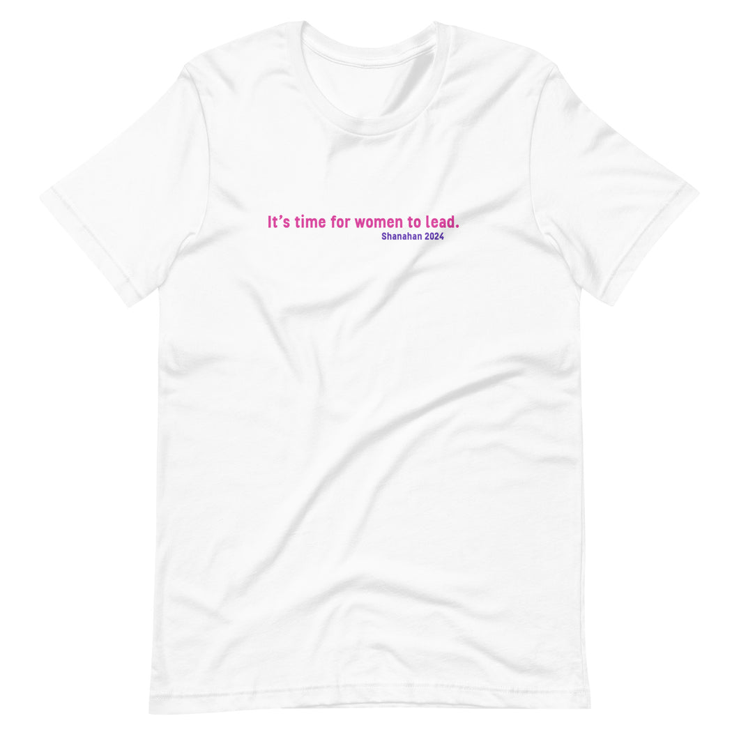 women lead! Unisex t-shirt
