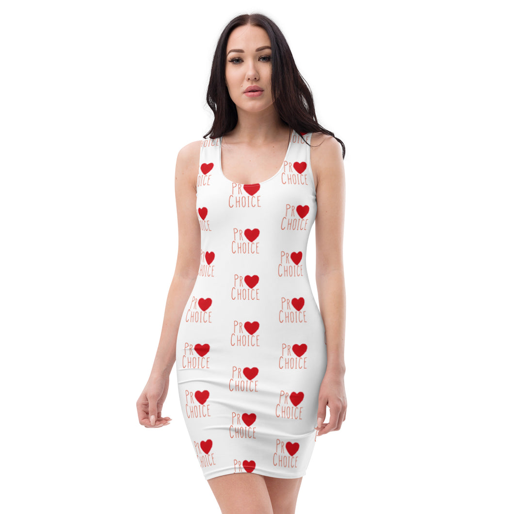 pro choice mini logo Sublimation Cut & Sew Dress