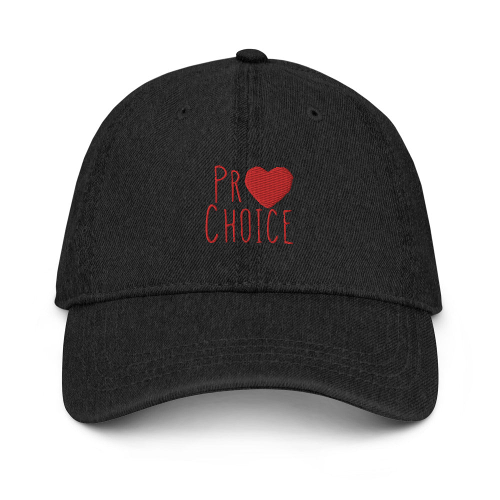 Classic Pro Choice Denim Hat - ProChoice With Heart
