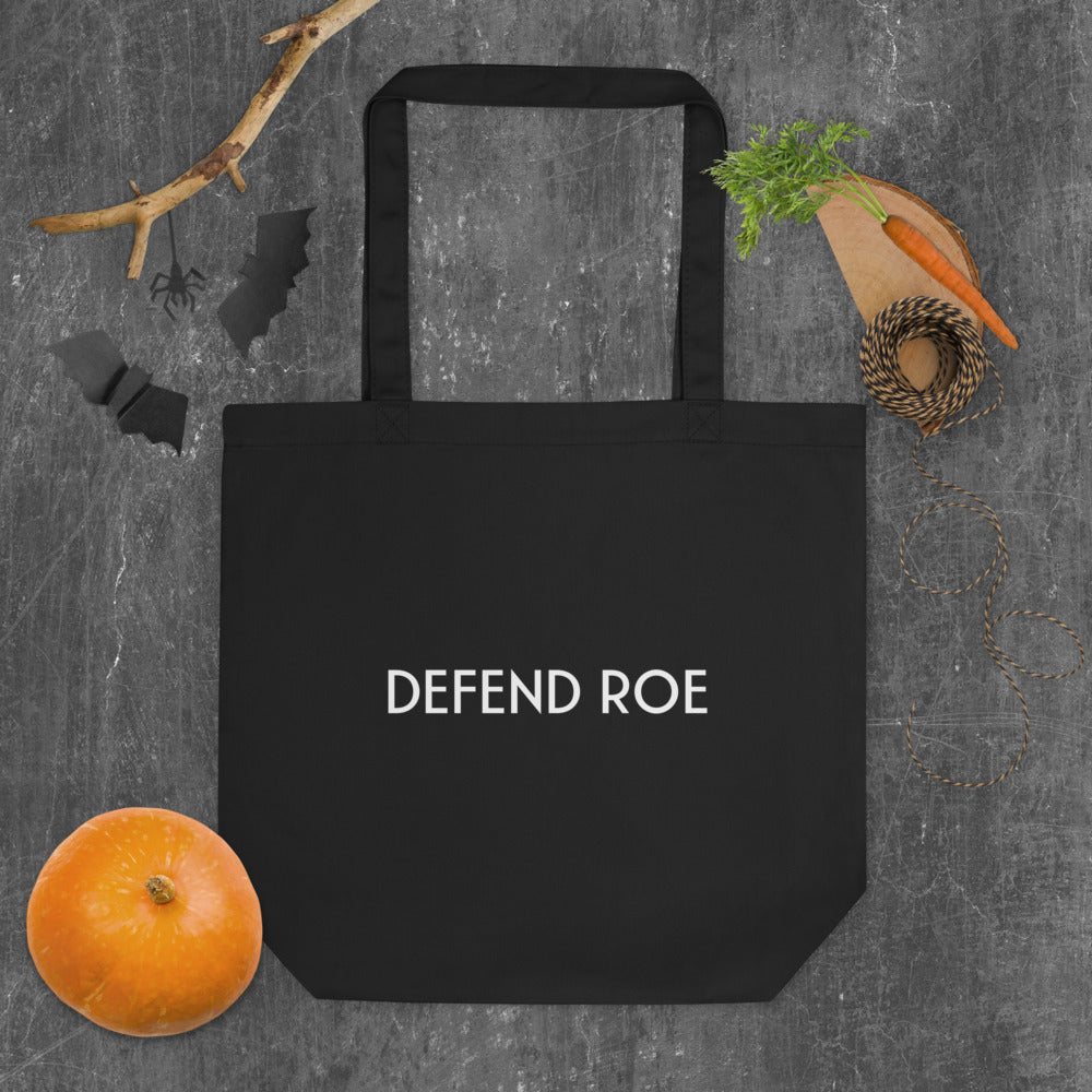 DEFEND ROE V WADE Tote Bag - ProChoice With Heart