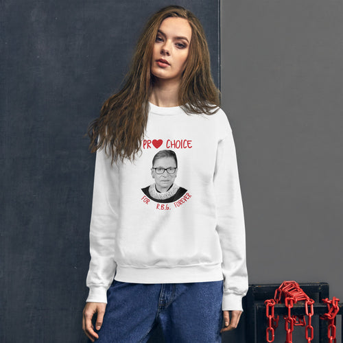 RBG Crew Neck Sweatshirt - ProChoice With Heart