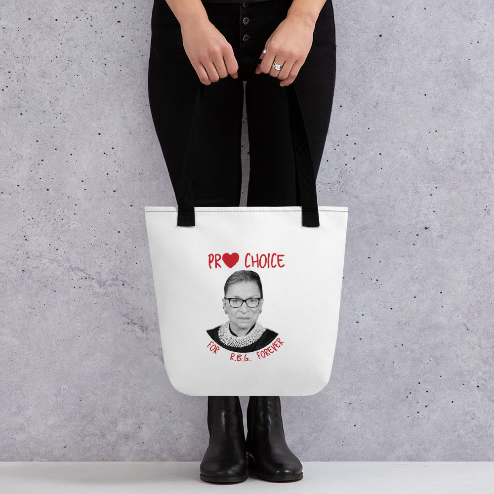 RBG Tote bag - ProChoice With Heart