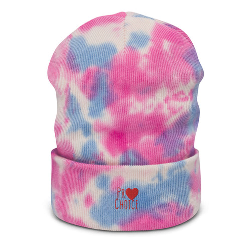 Pro Choice Tie-dye beanie - ProChoice With Heart