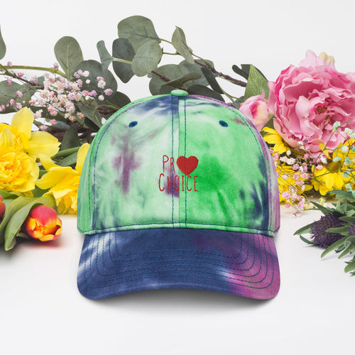 Classic Logo Pro Choice Tie dye hat - ProChoice With Heart