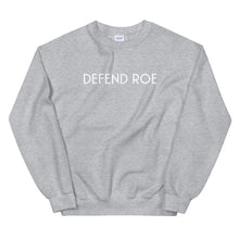 Load image into Gallery viewer, DEFEND ROE V WADE Crew Neck Sweatshirt - ProChoice With Heart
